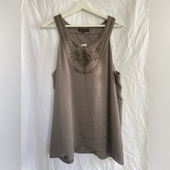 Banana Republic Silver Gray Racerback With Velvet Cut
Work Lined Size XL NEW - Picture 2 of 16
